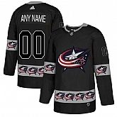 Customized Men's Columbus Blue Jackets Black Team Logos Fashion Adidas Jersey,baseball caps,new era cap wholesale,wholesale hats
